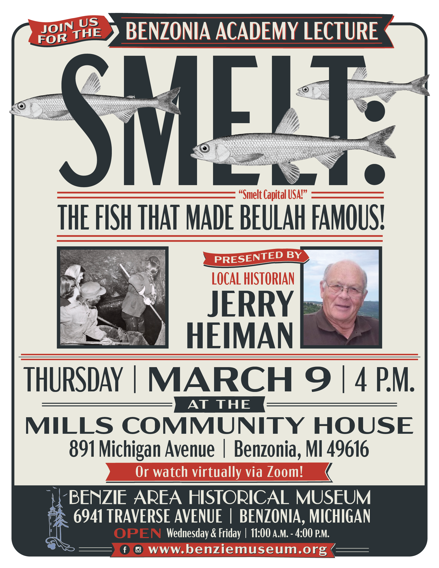 "Smelt The Fish That Made Beulah Famous", Presented by Jerry Heiman