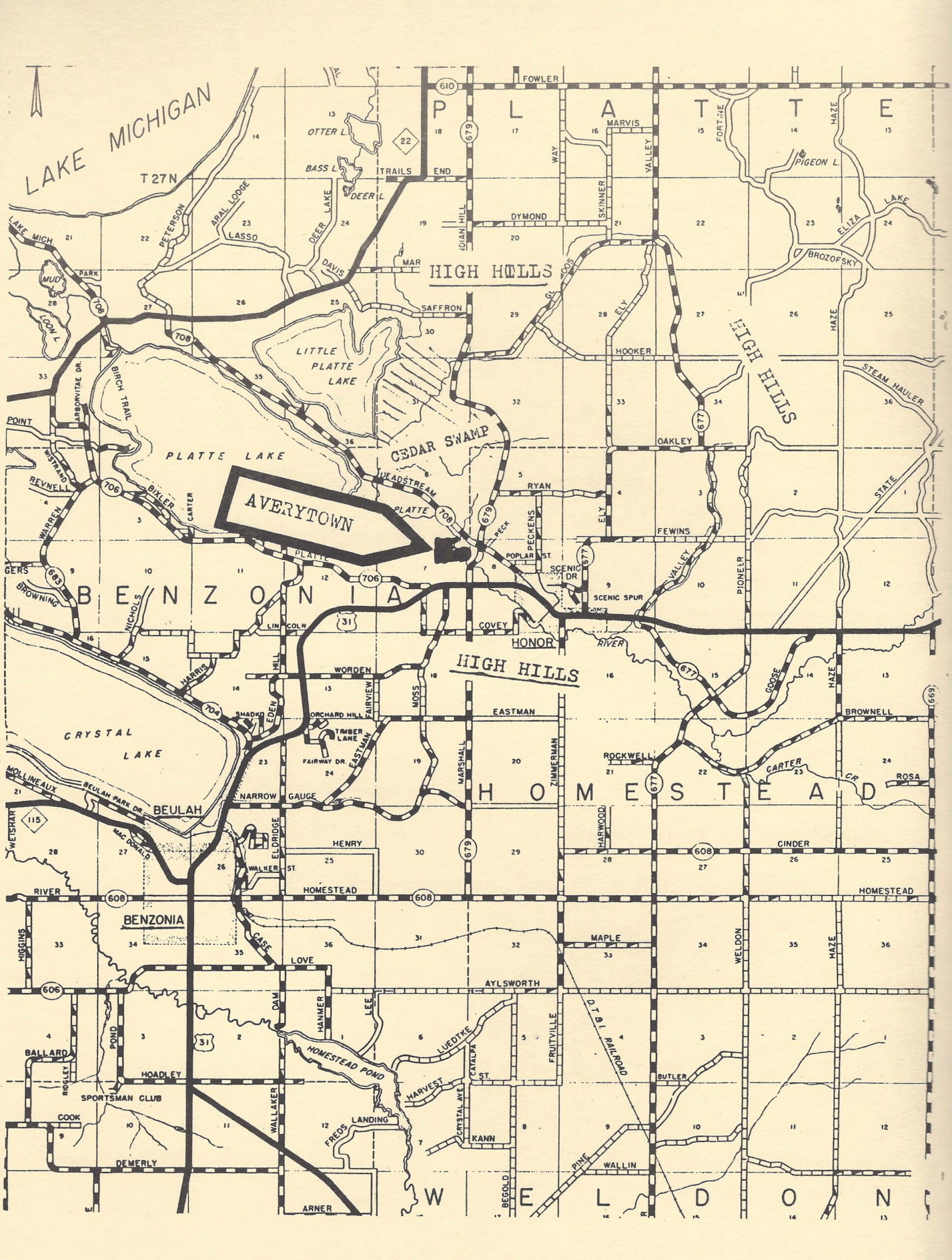 Averytown by Al Chapman Benzie Area Historical Society Museum Averytown by Al Chapman Benzie Area Historical Society Museum